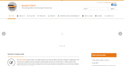 Desktop Screenshot of karachisteel.com